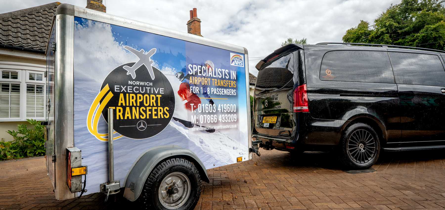 Our trailer for added capacity for your transfer Our trailer for added capacity for your transfer